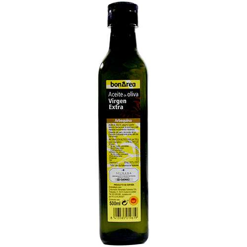 bonArea Aceite de Oliva Arbequina 500ml - natives Olivenöl extra