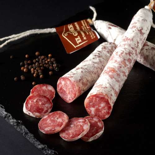 Preview: Fuet artesano 190g - handgefertigte Edelsalami Preview: Fuet artesano 190g - handgefertigte Edelsalami