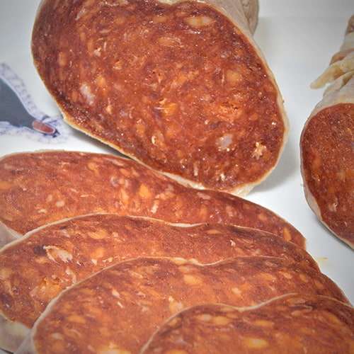 Preview: Sobrassada Iberica Extra 400g - Specialty of Mallorca Preview: Sobrassada Iberica Extra 400g - Specialty of Mallorca