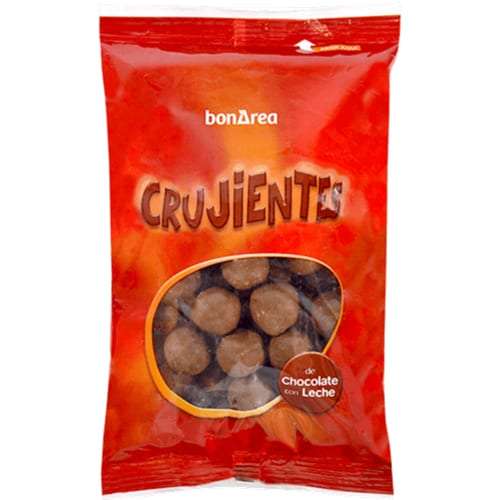 crujientes cereals covered in chocolate pack