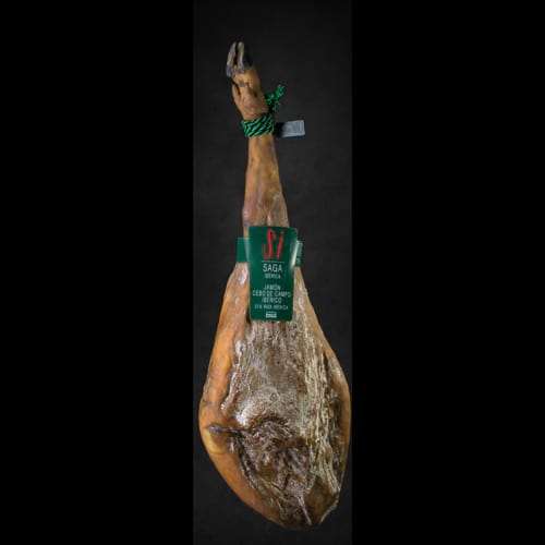 Spanish iberico ham grain-fattened