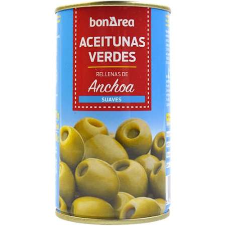 Spanish Manzanilla olives filled with anchovies
