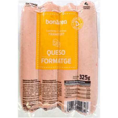 Spanish Frankfurter sausages with cheese by bonarea