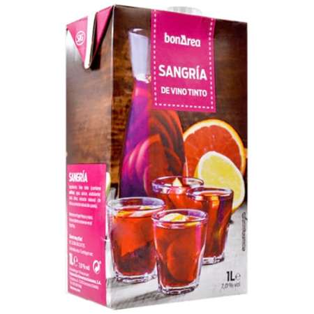 Spanish sangria tetrapack