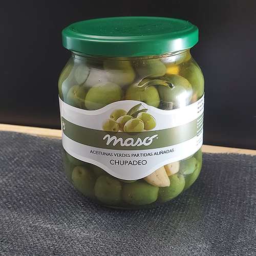 Spanish olives Can Maso Chupadeo front