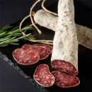 Handgefertigte Longaniza geschnitten